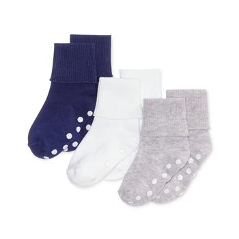 商品Baby Boys 3-Pk. Cuffed Low-Cut Socks, Created for Macy's图片