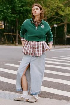 BDG Mandi A-Line Denim Maxi Skirt