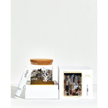 商品Jiggy | Nyc Night, Sara Boccaccini Meadows Decorative Artwork Puzzle Plus Puzzle Glue Kit by Jiggy Puzzles Set, 450 Pieces,商家Macy's,价格¥287图片