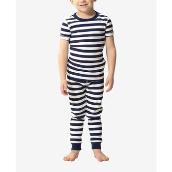 Pajamas for Peace | Nautical Stripe Baby Boys and Girls 2-Piece Pajama Set商品图片,