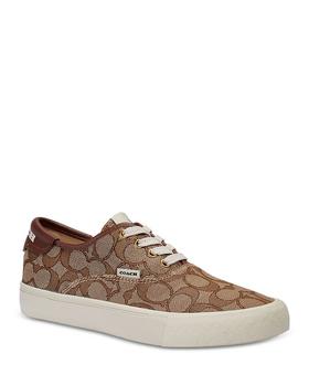 蔻驰女鞋, Coach | Women's Citysole Logo Canvas Skate Sneakers商品图片 7折, 独家减免邮费
