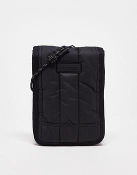 essentials棉服, Hunter | Hunter Intrepid puffer essential phone pouch in black商品图片 