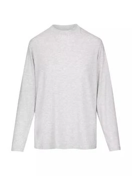 SKIMS | Boyfriend Long-Sleeve T-Shirt,商家Saks Fifth Avenue,价格¥362