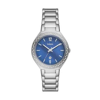 Fossil | Fossil Women's Ashtyn Three-Hand Date, Stainless Steel Watch 3.7折, 独家减免邮费