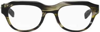 商品Dita | 黑色 & 绿色 Wasserman-Two 眼镜,商家SSENSE CN,价格¥6298图片