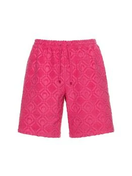 MARINE SERRE | Jacquard Cotton Towel Shorts,商家LUISAVIAROMA,价格¥1139
