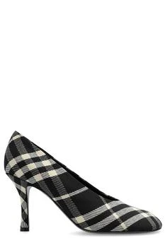 Burberry | Burberry Checked Slip-On Baby Pumps,商家Cettire,价格¥3706