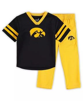 Outerstuff | Preschool Boys Black, Gold Iowa Hawkeyes Red Zone Jersey and Pants Set,商家Macy's,价格¥308