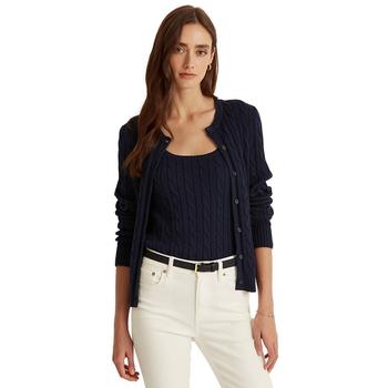 商品Cable-Knit Cotton Cardigan Sweater图片