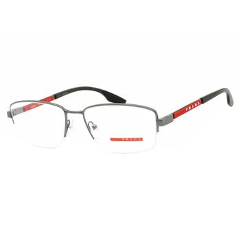 推荐Prada Sport Men's Eyeglasses - Matte Gunmetal Semi-Rimless Frame | 0PS 51OV 7CQ1O1商品