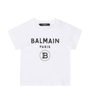 Balmain | Baby logo cotton T-shirt商品图片,7折
