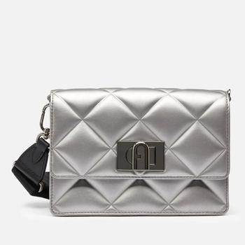 furla 1927好不好, Furla | Furla Women's 1927 Quilted Soft Mini Cross Body Bag - Silver商品图片 5折