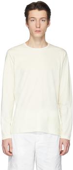 Jil Sander | White Jersey Long Sleeve T-Shirt商品图片,2.6折