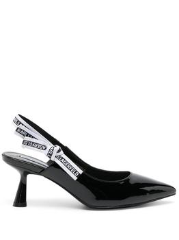 Karl Lagerfeld Paris | KARL LAGERFELD Logo-strap pumps商品图片,6.6折