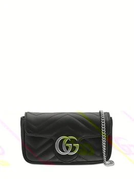 推荐Supermini Gg Marmont Leather Bag商品