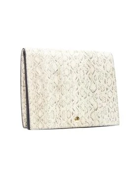 Celine | OLD CELINE Phoebe Philo natural scaled leather double flap portfolio clutch bag 8.7折