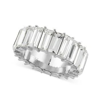 On 34th | Silver-Tone Baguette Crystal Eternity Ring, Created for Macy's,商家Macy's,价格¥178