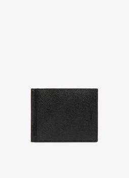 推荐NEW Bally Bodolo Men's 6232168 Black Leather Bifold Wallet MSRP商品