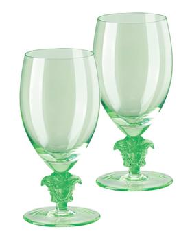 商品Versace | Medusa Lumiere 2 Short Stem  White Wine Glasses, Set of Two,商家Neiman Marcus,价格¥3446图片