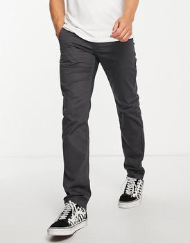 推荐Vans Authentic slim fit chino trousers in grey商品