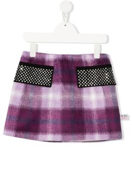 N.21 Violet Polyester Skirt product img