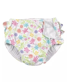 green sprouts | Baby Girls Ruffle Snap Absorbent Swim Diaper,商家Macy's,价格¥110