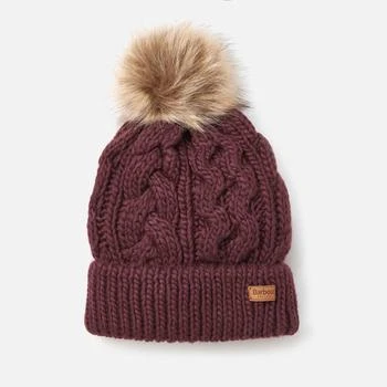 推荐Barbour Women's Penshaw Cable Beanie - Bordeaux商品