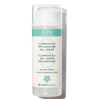 推荐REN Clean Skincare Clearcalm 3 Replenishing Gel Cream 50ml商品