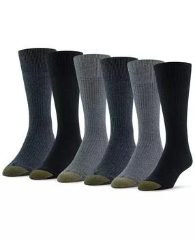 Gold Toe | Men's 6-Pack Casual Stanton Socks,商家Macy's,价格¥99