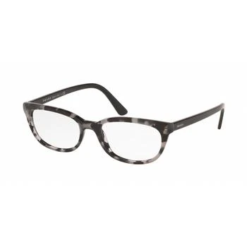 Prada | Prada Women's Eyeglasses - Spotted Black Rectangular Frame | PRADA 0PR13VV 5101O151 3.7折×额外9折x额外9.5折, 独家减免邮费, 额外九折, 额外九五折