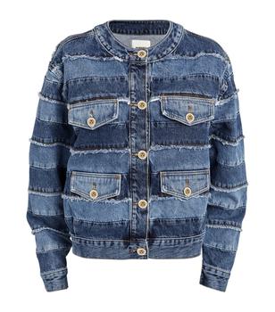 sandro外套是什么牌子, Sandro | Denim Striped Jacket商品图片 5折