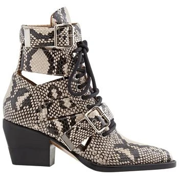Chloe Chloe Ladies Python Boots In Grey, Brand Size 39 (US Size 9)