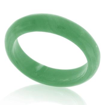 商品Suzy Levian | Suzy Levian Italian Hand Carved 6.3ct Natural Jade Gem Eternity Band Ring,商家Premium Outlets,价格¥1260图片
