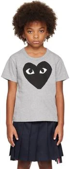推荐灰色 Black Heart 儿童 T 恤商品