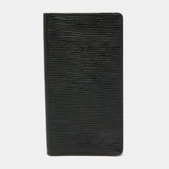 lv钱包, [二手商品] Louis Vuitton | Louis Vuitton Black Epi Leather Checkbook Wallet商品图片 8.7折