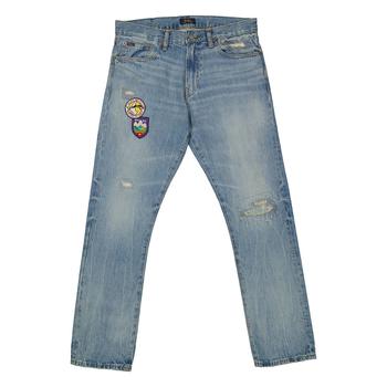 商品Ralph Lauren | Blue Cotton Denim Varick Straight-Leg Jeans,商家Jomashop,价格¥705图片