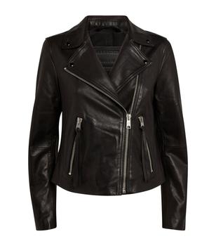 商品ALL SAINTS | Leather Dalby Biker Jacket,商家Harrods,价格¥2812图片