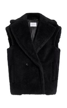 推荐Max Mara - Women's Perle-Teddy Alpaca; Wool; And Silk-Blend Vest - Black - XS - Moda Operandi商品