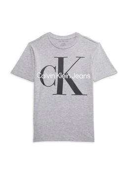 Calvin Klein | Boy's Logo Crewneck Tee,商家Saks OFF 5TH,价格¥144