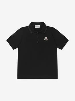 推荐Boys Tipped Collar Logo Polo Shirt商品