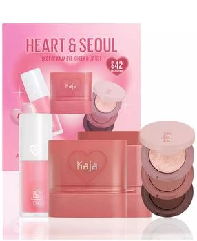 Kaja | 3-Pc. Heart & Seoul Best Of Kaja Eye, Cheek & Lip Set,商家Macy's,价格¥263