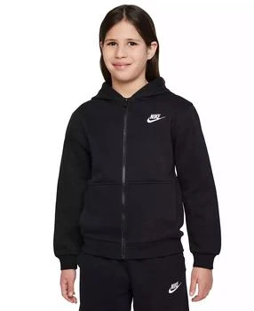 NIKE | Big Kids Sportswear Club Fleece Full-Zip Hoodie,商家Macy's,价格¥266