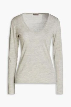 N.PEAL | Mélange cashmere sweater 2.5折×额外8折x额外9.5折, 额外八折, 额外九五折