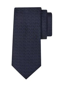 Salvatore Ferragamo | Aosta Gancio Woven Silk Tie,商家Saks Fifth Avenue,价格¥1770