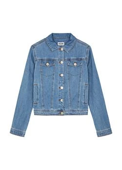 Moschino | KIDS Logo-embellished denim jacket (10-14 years),商家Harvey Nichols,价格¥2406