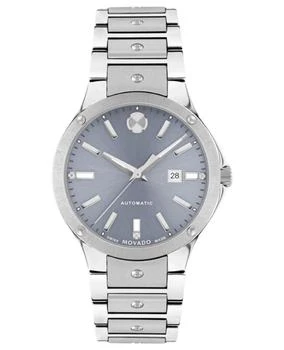 Movado | Movado SE Automatic Blue Diamond Dial Steel Women's Watch 0607935,商家WatchMaxx,价格¥10104