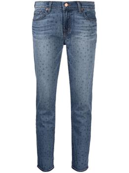 推荐J BRAND patterned cropped jeans商品