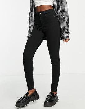 冬装topshop jamie, Topshop | Topshop Jamie jean in pure black商品图片 