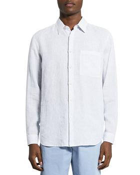 Theory | Irving Linen Stripe Button Down Shirt商品图片,7.5折×额外7.5折, 独家减免邮费, 额外七五折
