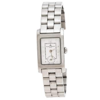 推荐Baume & Mercier White Stainless Steel Hampton MV045139 Women's Wristwatch 20MM商品